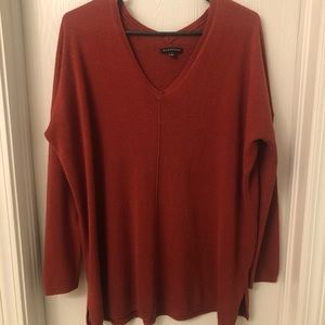 Burnt orange boutique sweater